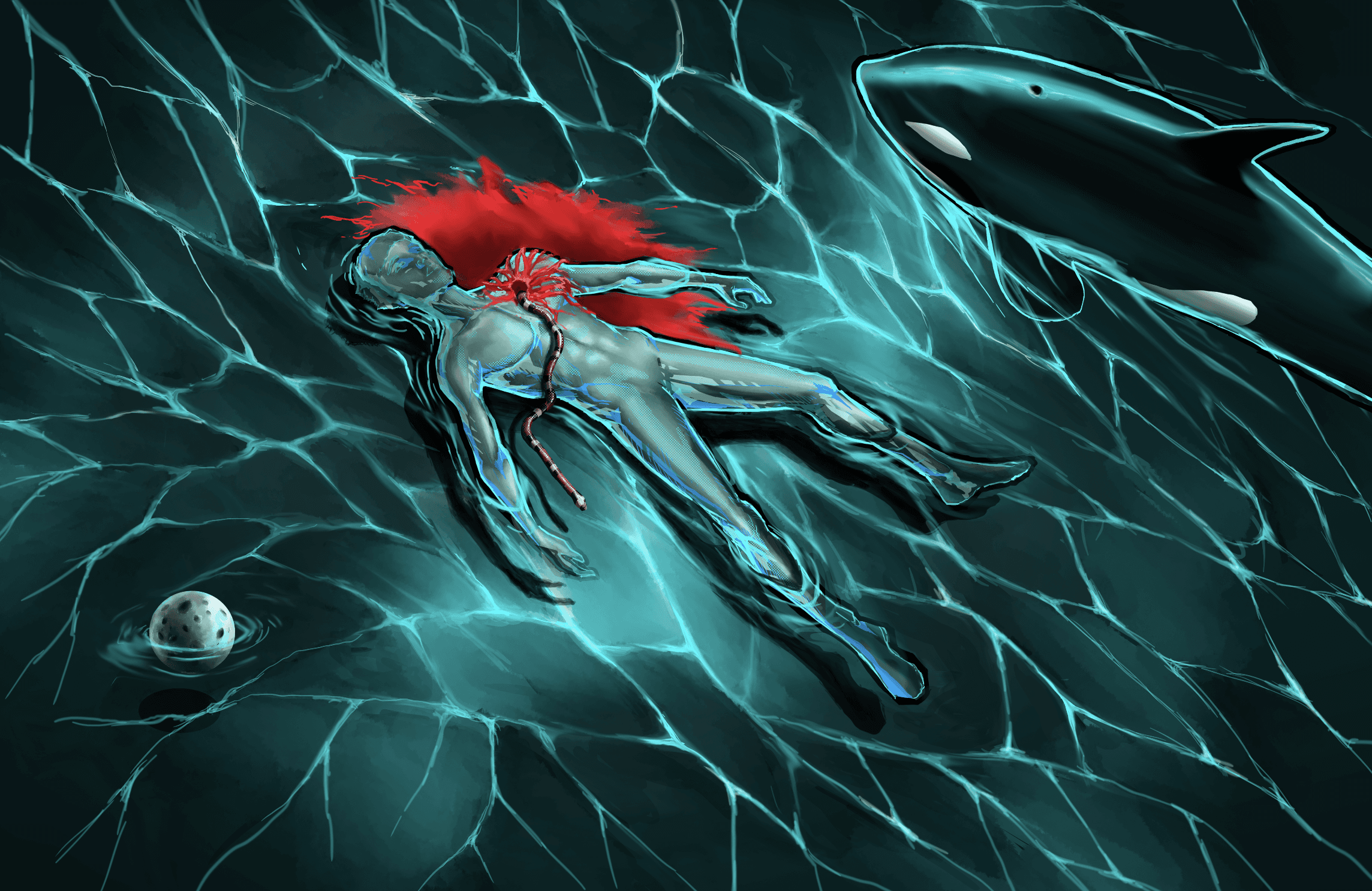 Cosmic, illustrazione digitale a tema cosmico, concept art — Design by Marco De Nicolò