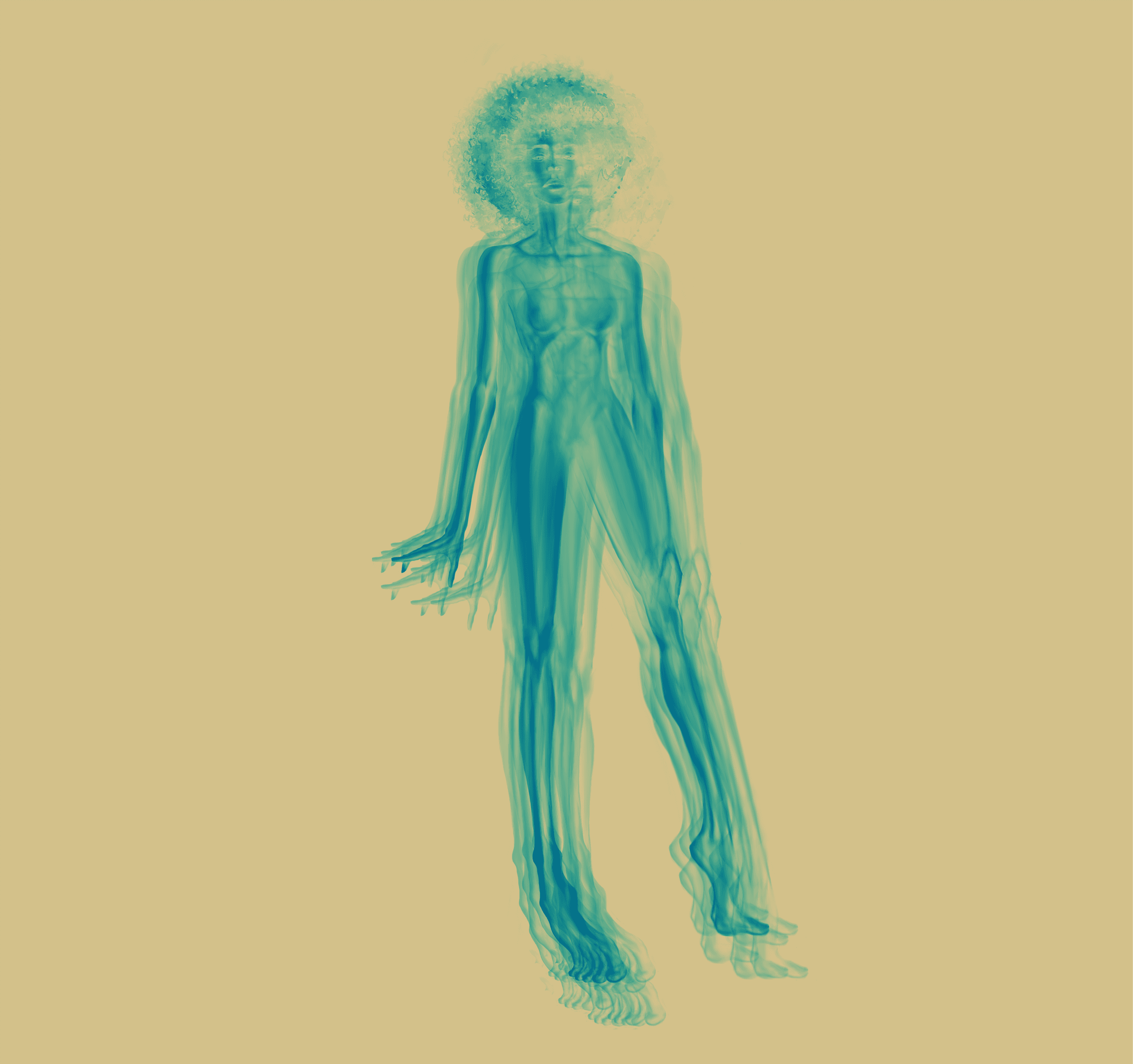 Musa, illustrazione digitale concettuale disegnata a mano, concept art — Design by Marco De Nicolò