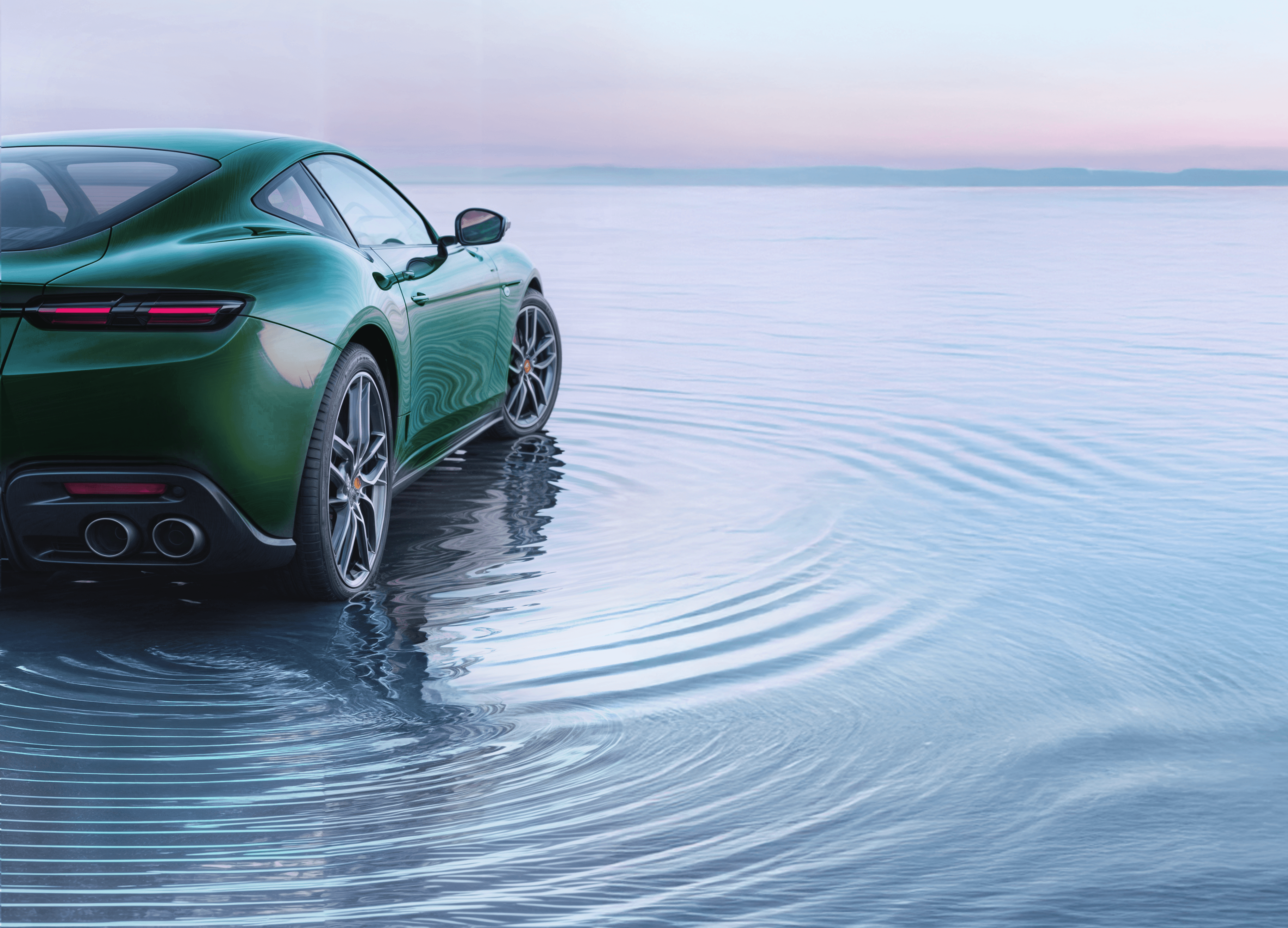 Ferrari — vista laterale sull'acqua