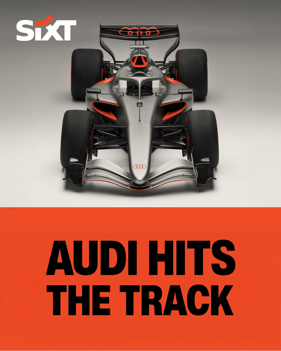 Sixt — 'Audi hits the track'